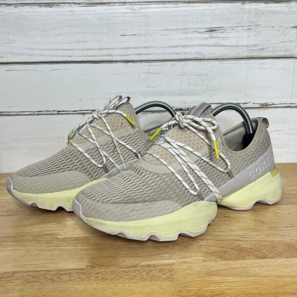 Sorel Kintic Impact Lace Sneakers Stone Moonstone Shoe Size 11 - Picture 11 of 11